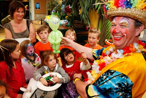 Magische clownsshow